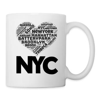New York - Tasse - Weiß - Rechts