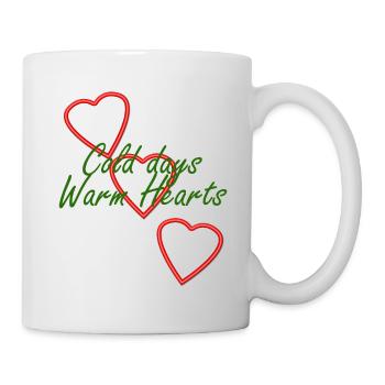 Journées froides - Mug blanc - blanc - Droite
