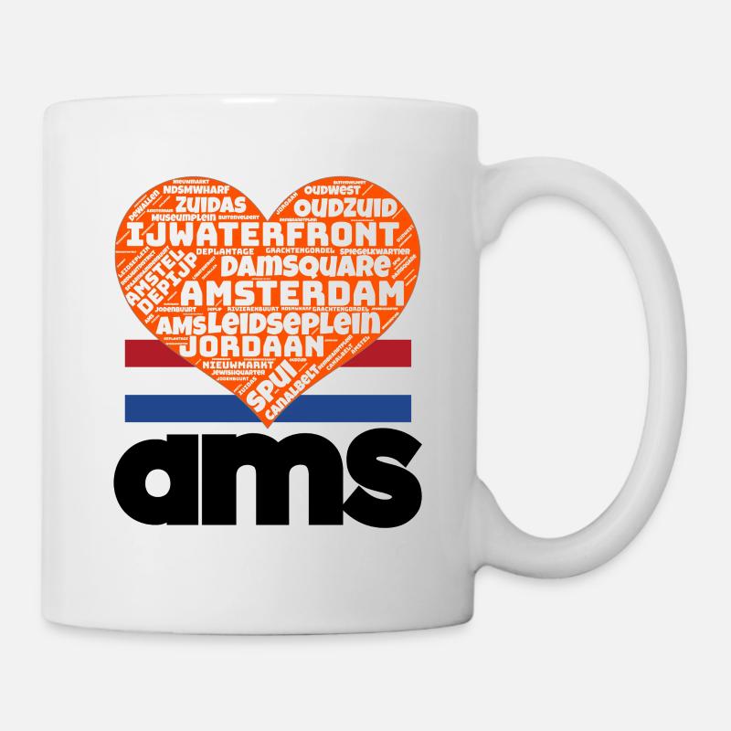 Amsterdam - Tasse - Weiß