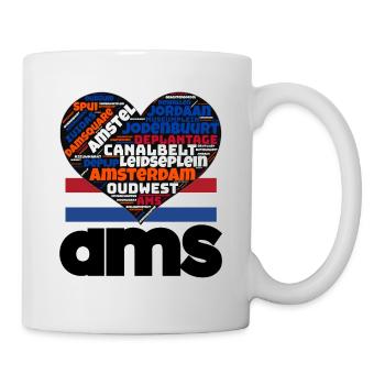 Amsterdam - Mug blanc - blanc - Droite