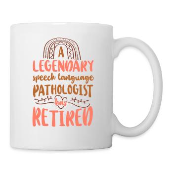 Speech Therapist Therapy Assistant - Tasse - Weiß - Rechts