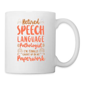 Speech Therapist Therapy Assistant - Tasse - Weiß - Rechts