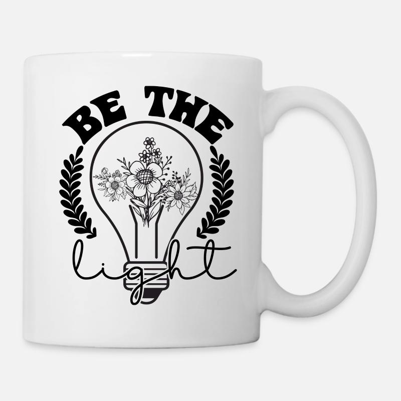 Make Be the Light Motivation Easy - Mug - white