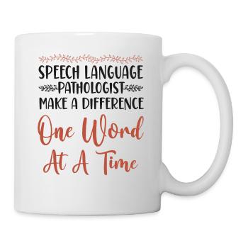 Speech Therapist Therapy Assistant - Tasse - Weiß - Rechts