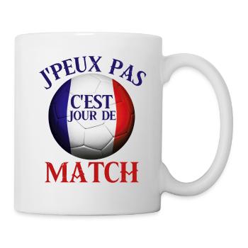Jour de match - Mug blanc - blanc - Droite