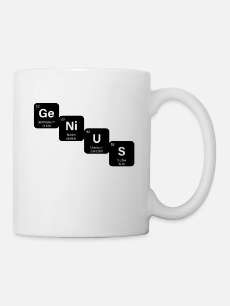 Genius blk - Tasse - Weiß