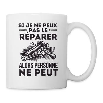 Bricoleur bricolage outils - Mug blanc - blanc - Droite