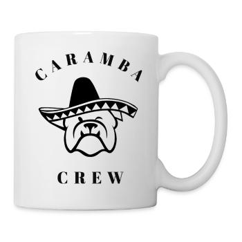 Logo noir CarambaCrew - Mug blanc - blanc - Droite