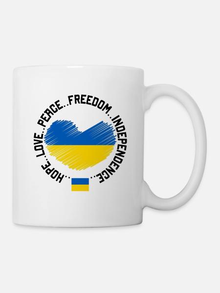 Ukraine - Tasse - Weiß