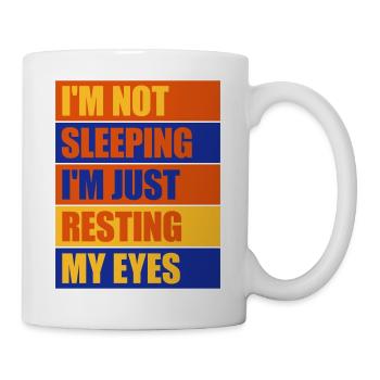 im not sleeping Quote - Mug - white - Right