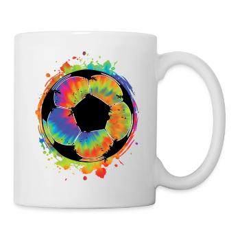 Colorful Football Splash Football Lover Game Day - Mug - white - Right