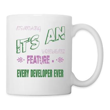 geek computer - Tasse - Weiß - Rechts