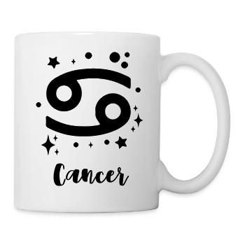 cancer - Mug blanc - blanc - Droite