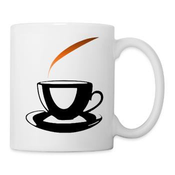 Coffee Tea Cup Japanese Cafe Caffeine New 3 - Mug - white - Right