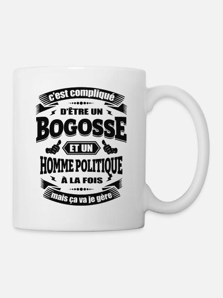 BOGOSSE ET HOMME POLITIQUE - Mug blanc - blanc