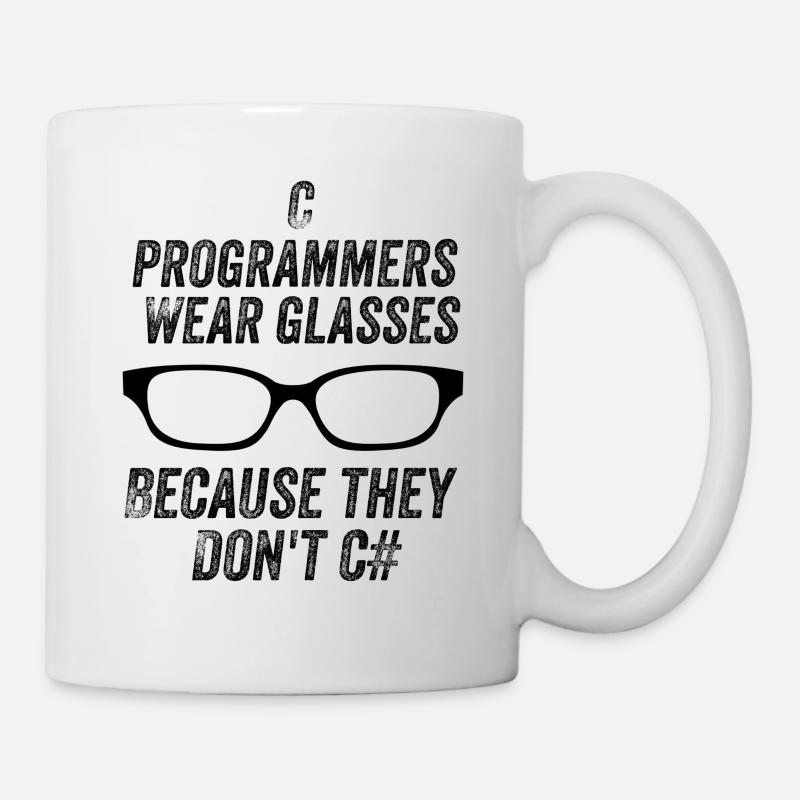 Lustige C-Programmierer - Tasse - Weiß