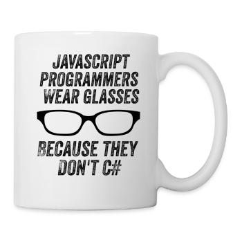 Programmeurs Javascript amusants - Mug blanc - blanc - Droite