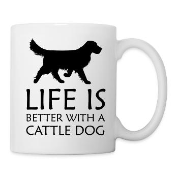 Hund Chien - Mug blanc - blanc - Droite
