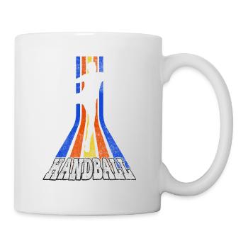 Handball Handball Player Handball Player Vintage Retro - Mug blanc - blanc - Droite