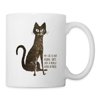 My Cat is good actress - Mug - white - Right