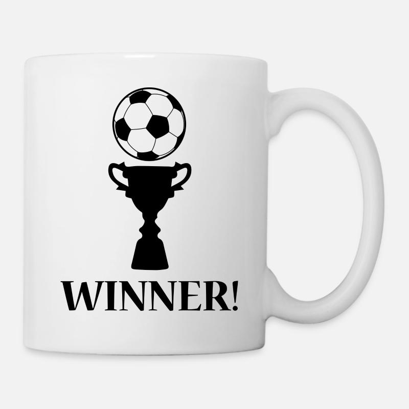 Fußball Soccer - Tasse - Weiß