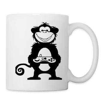 Cooles Design für alle Zocker - Tasse - Weiß - Rechts