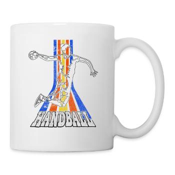Handball Handball Player Handball Player Vintage - Mug blanc - blanc - Droite