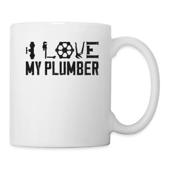 Plumbing Plumber Wife Girlfriend - Mug - white - Right