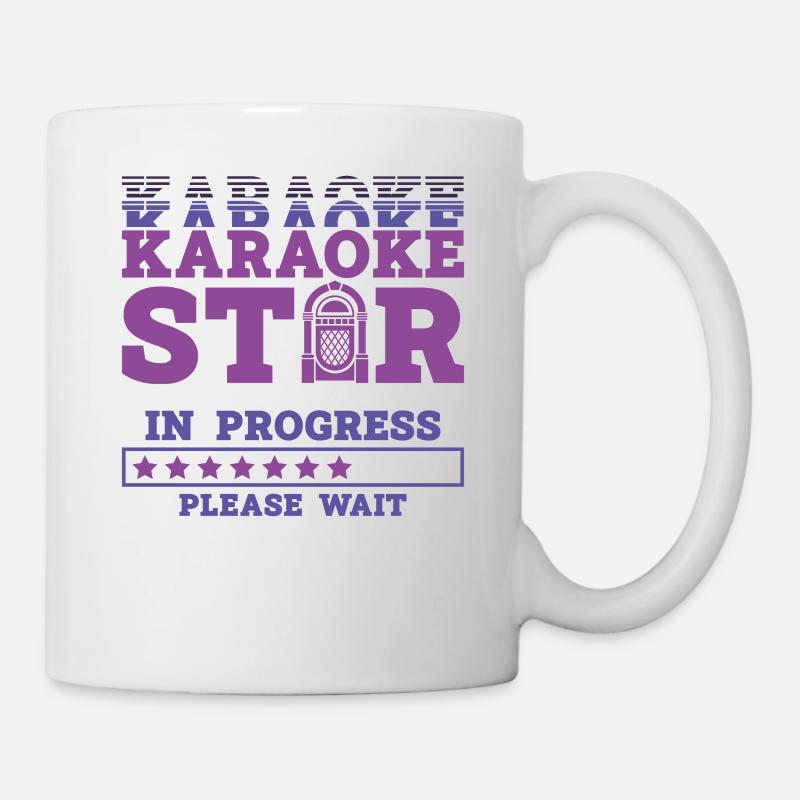 Karaoke Singer Karaoke Star In - Tasse - Weiß