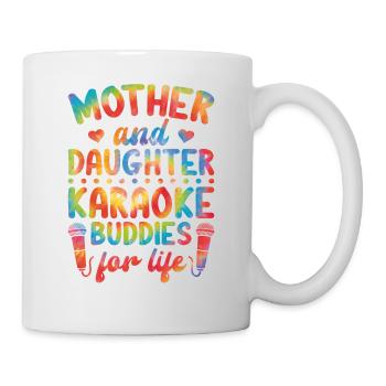 Chanteuse de karaoké Maman Tie Dye Mère - Mug blanc - blanc - Droite