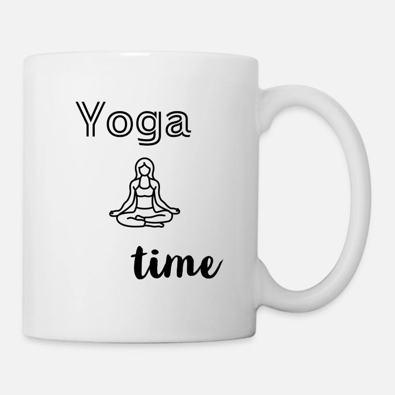 Yoga time - Tasse - Weiß