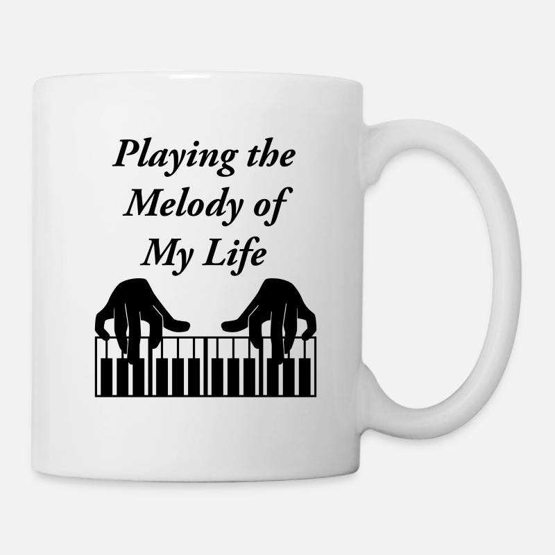 Jouer la mélodie de ma vie - Mug blanc - blanc