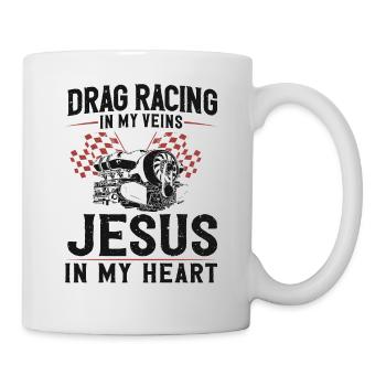 Drag Racing Race Car Drag Racing - Mug - white - Right