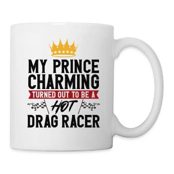 Drag Racing Race Car Girlfriend - Mug - white - Right