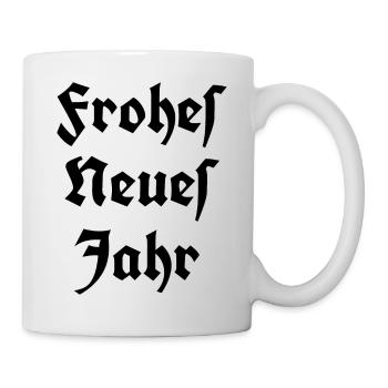 Frohes Neues Jahr - Tasse - Weiß - Rechts