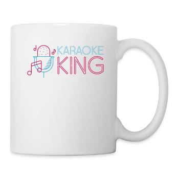 Karaoke Singer 80s Retro Karaoke - Tasse - Weiß - Rechts