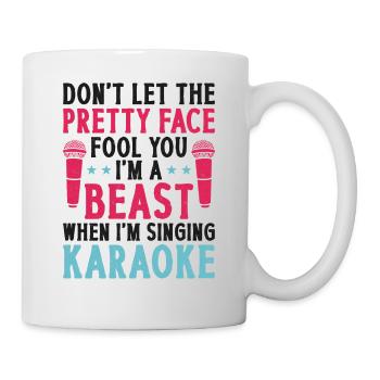 Karaoke Singer Don't Let The - Mug - white - Right