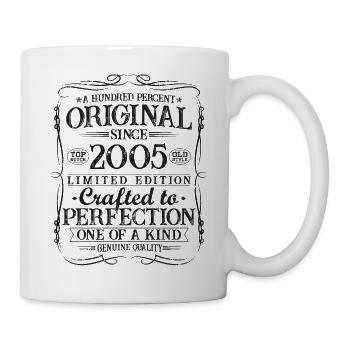 2005 né cadeau d’anniversaire vintage - Mug blanc - blanc - Droite