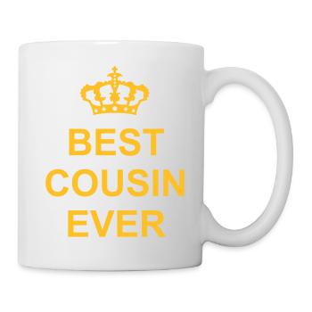 best cousin ever quote - Mug - white - Right