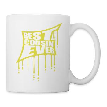 best cousin ever quote - Mug - white - Right