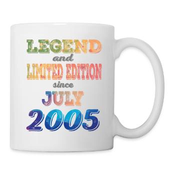 Geburtstagsshirt Geburtstagsgeschenk 18 Jahre - Tasse - Weiß - Rechts