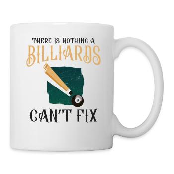 Billiards Pool Player Ball There - Mug - white - Right
