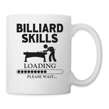 Billiards Pool Player Ball Vintage - Mug - white - Right