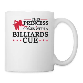 Billiards Pool Player Ball Girl - Mug - white - Right