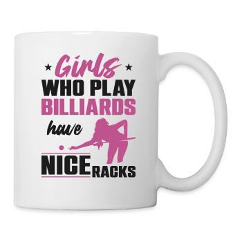 Billiards Pool Player Ball Girl - Mug - white - Right