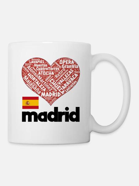 Madrid - Tasse - Weiß