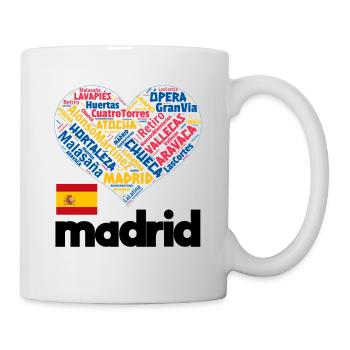 Madrid - Tasse - Weiß - Rechts