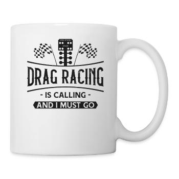 Course de dragsters Course de voitures Course de dragsters - Mug blanc - blanc - Droite
