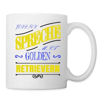 bday geburtstagsgeschenk chihuahua tier - Tasse - Weiß - Rechts