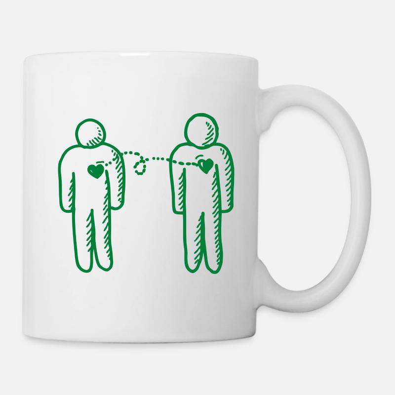I love someone who has cerebral palsy - Mug - white